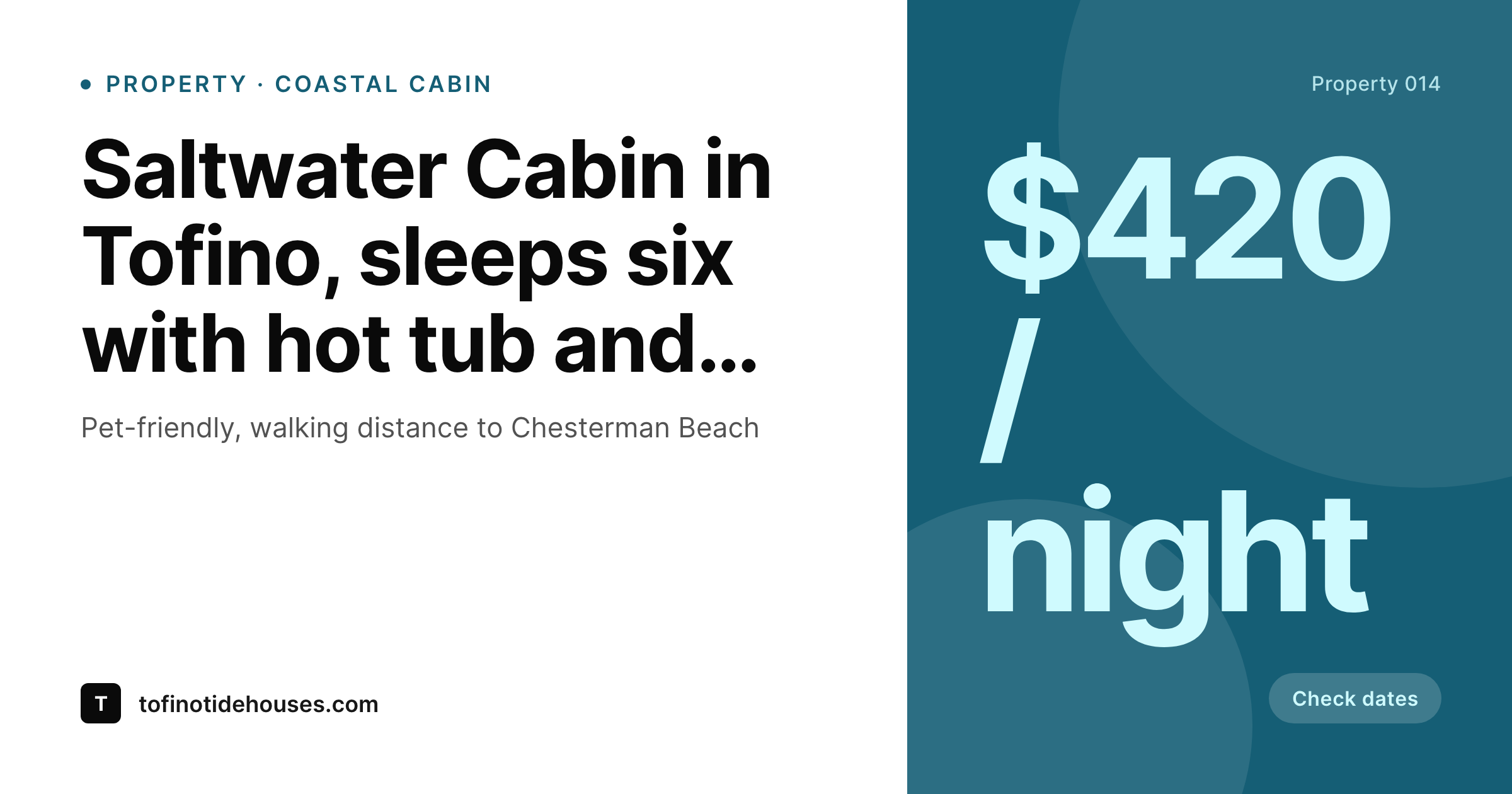 SleekPixel example output for vacation rental