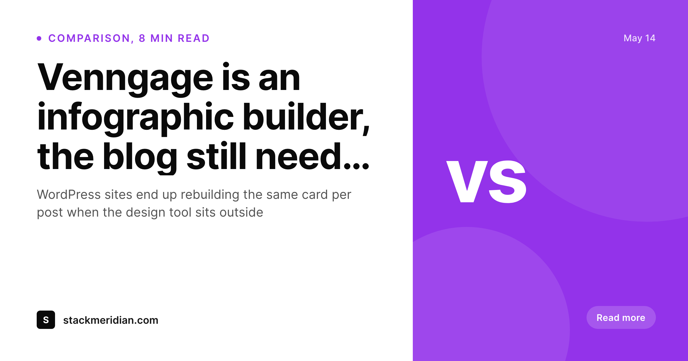 SleekPixel example output for Venngage alternative for WordPress OG images