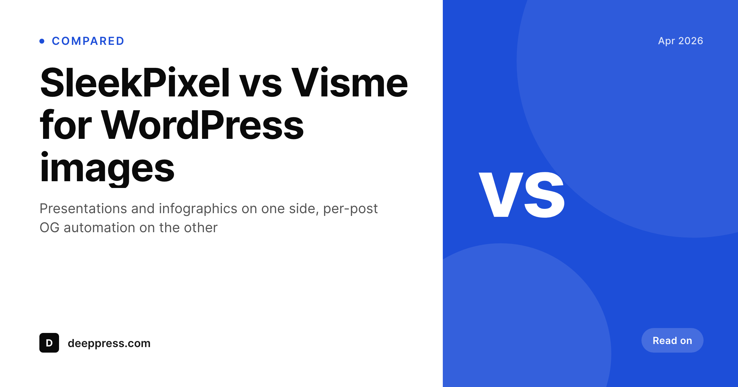 SleekPixel example output for Visme alternative for WordPress