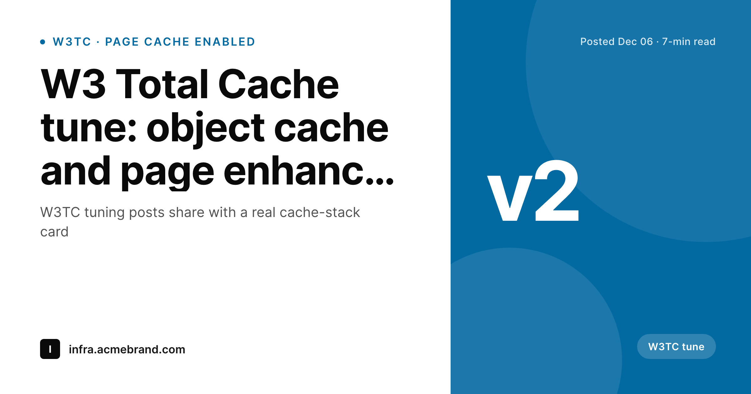 SleekPixel example output for W3 Total Cache