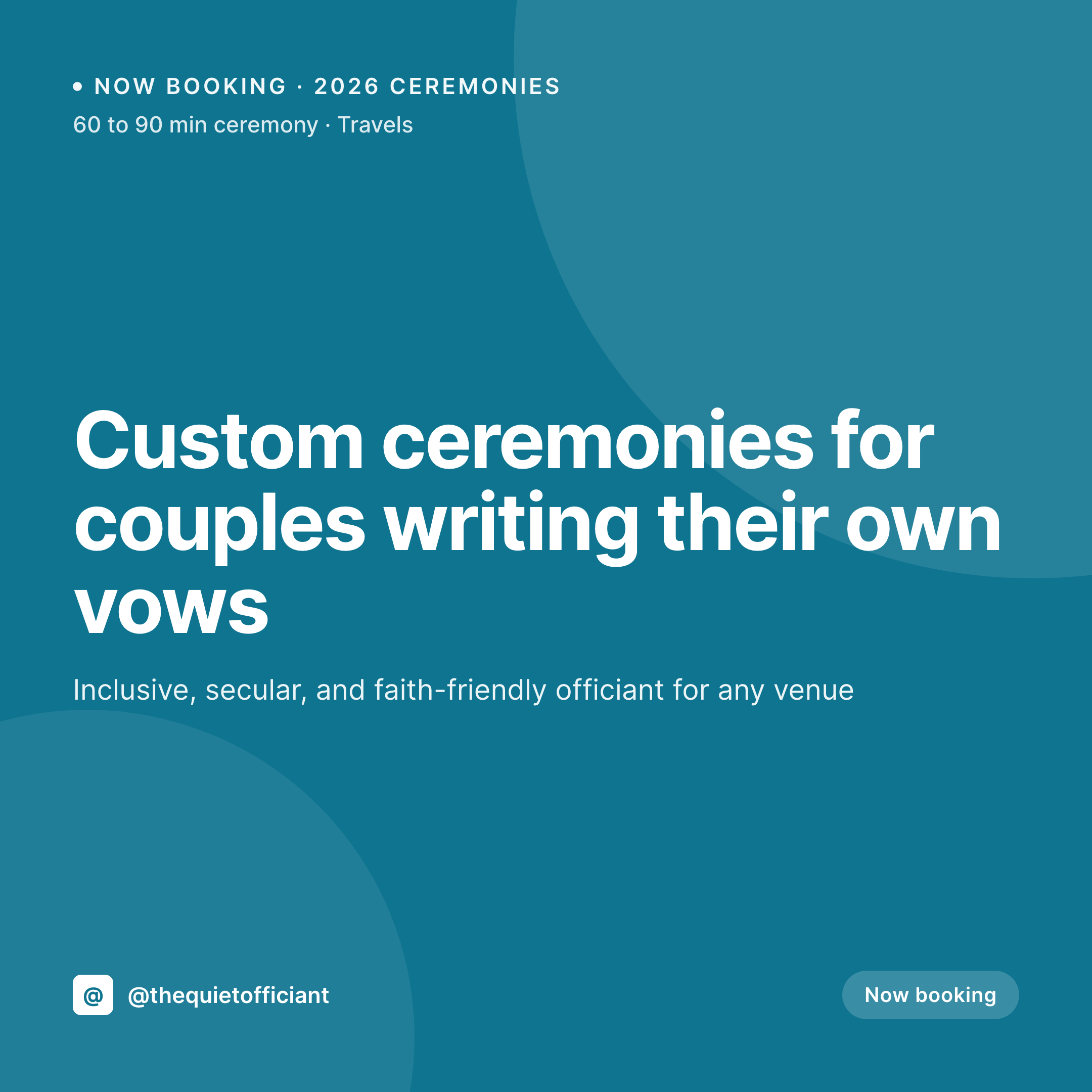 SleekPixel example output for wedding officiant