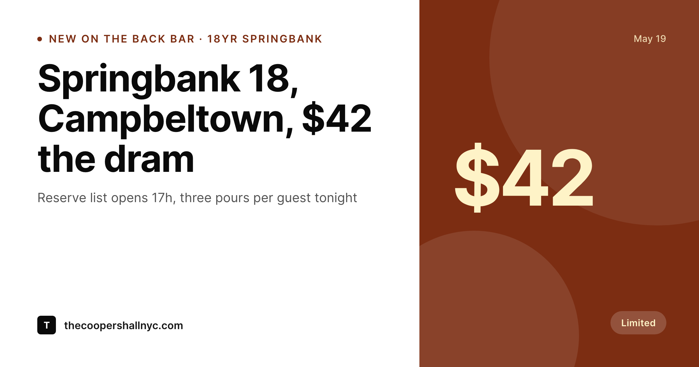 SleekPixel example output for whiskey bar