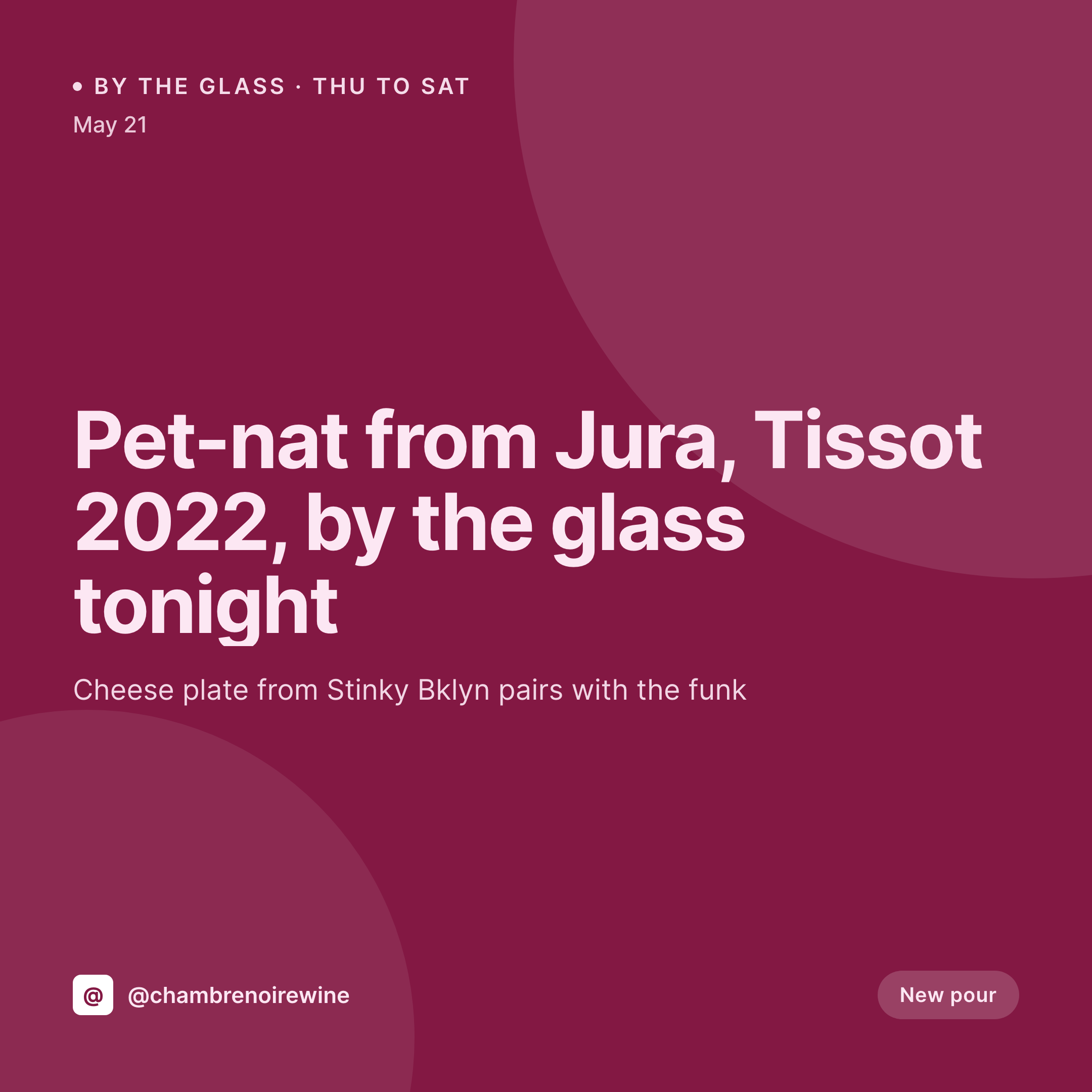 SleekPixel example output for wine bar