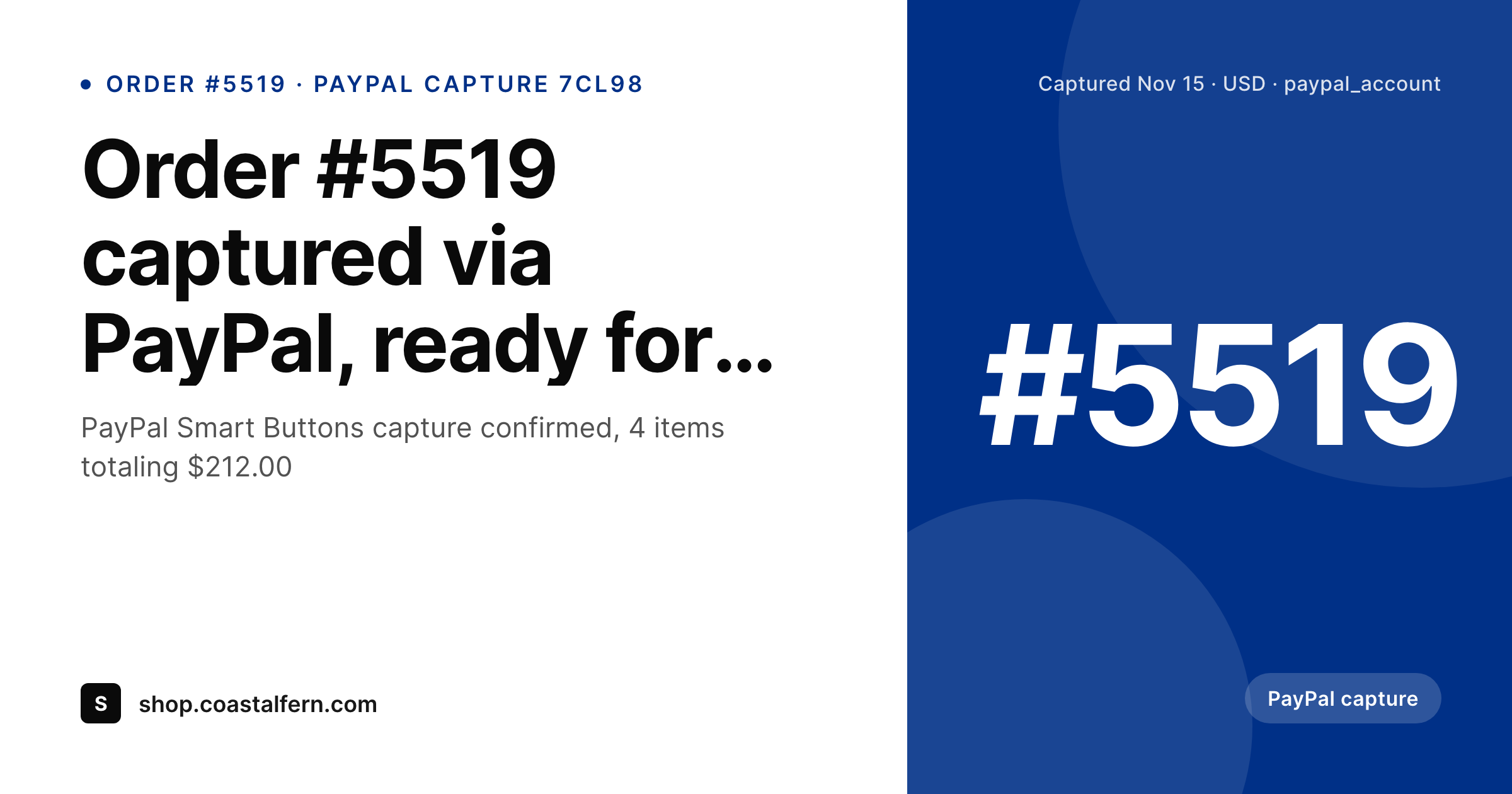 SleekPixel example output for WooCommerce PayPal Payments