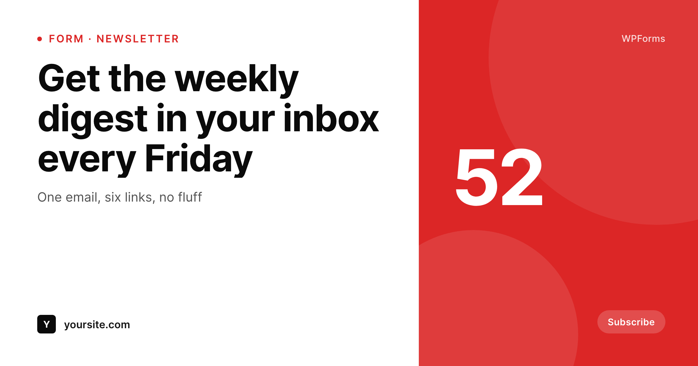 SleekPixel example output for WPForms