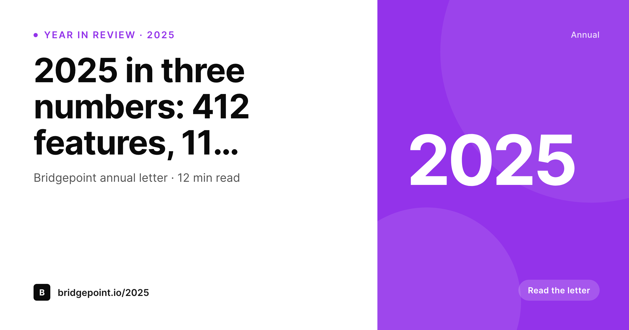 SleekPixel example output for year-end recap card